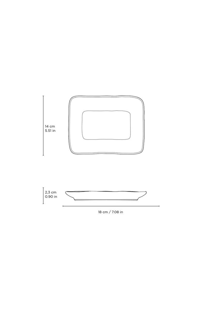 Porto Brasil Rectangular Platter Juta Set of 4, Alternate, color, Greenery