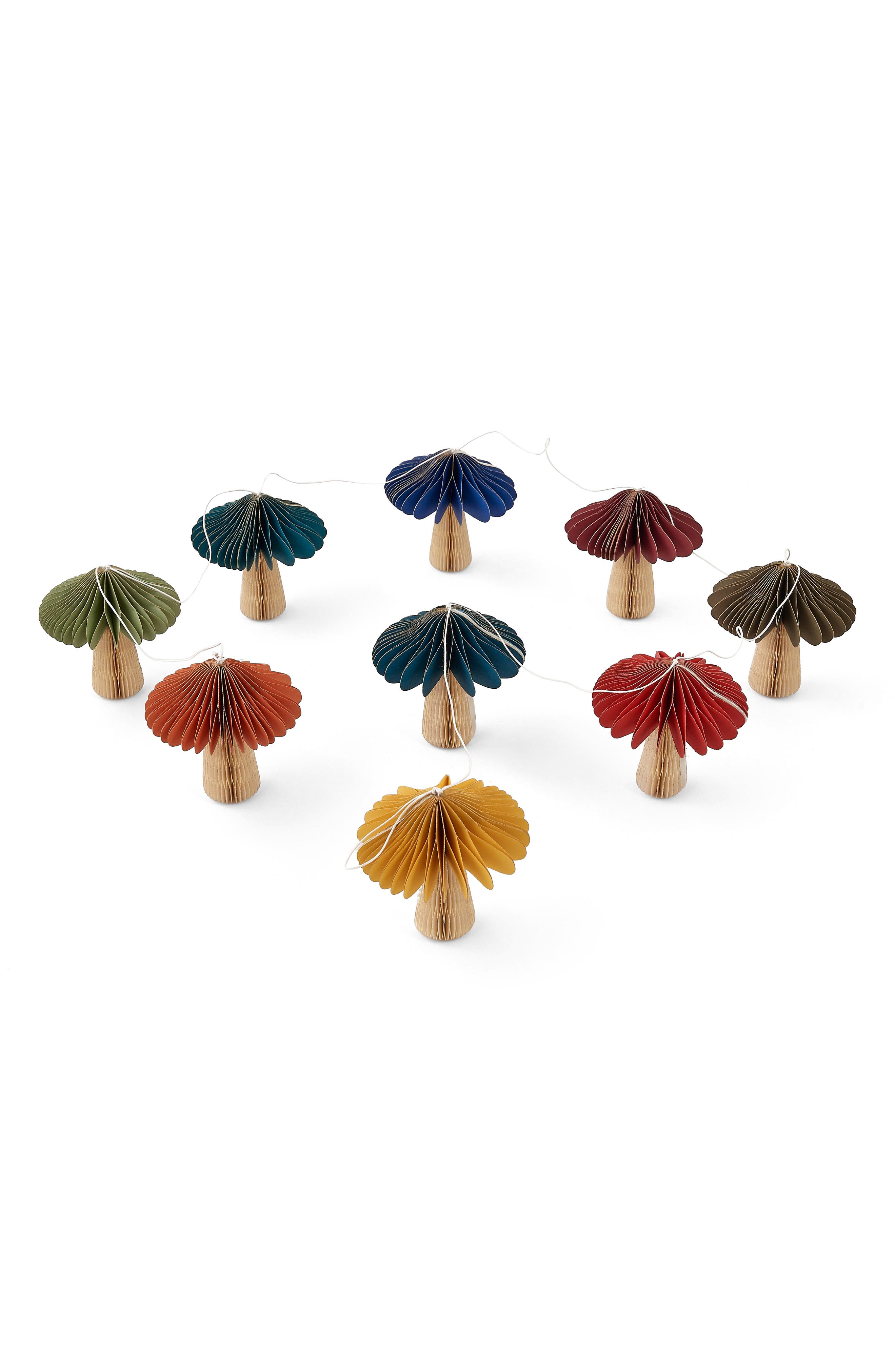 Accordion Mushroom Garland