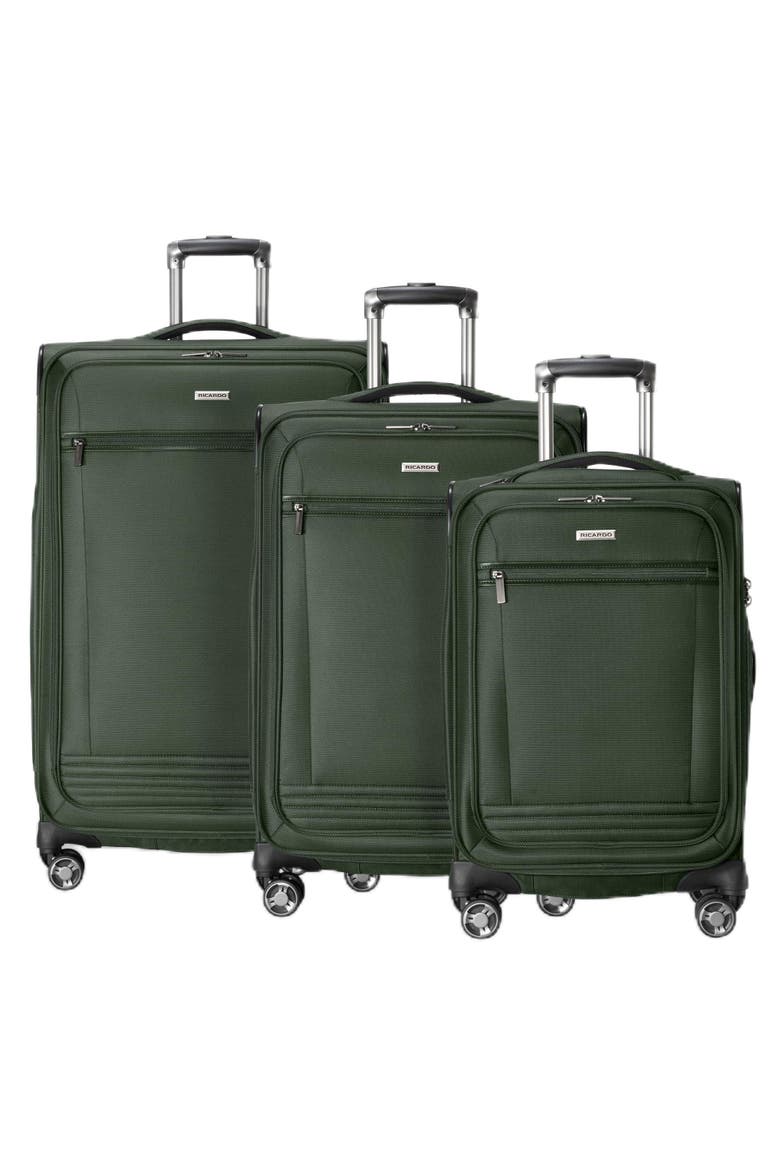 Avalon Softside 3 Piece (20"/24"/28") Luggage Set, Main, color, Juniper Green