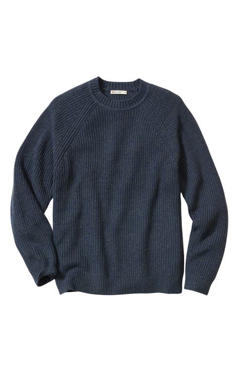 Marine Layer Inverness Rib Crewneck Sweater In Multi