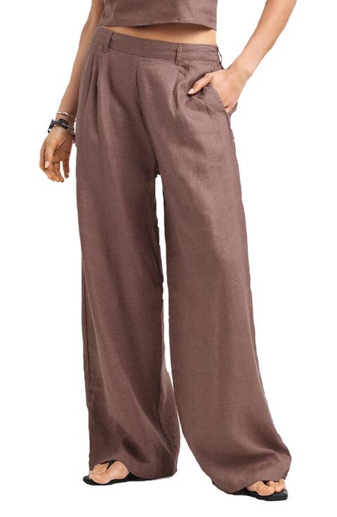 The Getaway Linen Cover-Up Pants