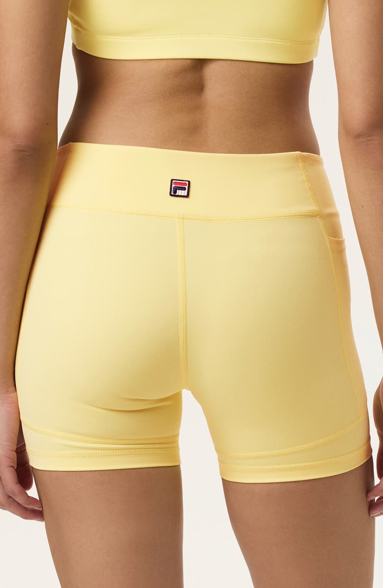 FILA x Hailey Sports Pocket Bike Shorts, Alternate, color, Popcorn