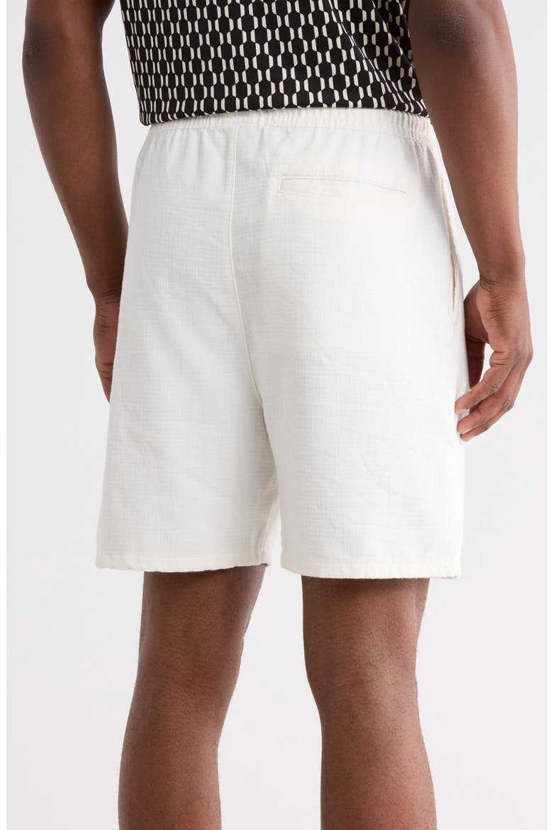 Textured Drawstring Shorts, Alternate, color, OYSTER