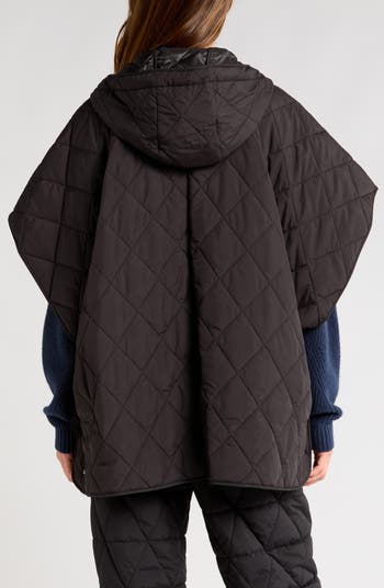 ジャケット・アウター eLLa quilting cape coat Zella Full Zip Quilted Cape | Nordstromrack