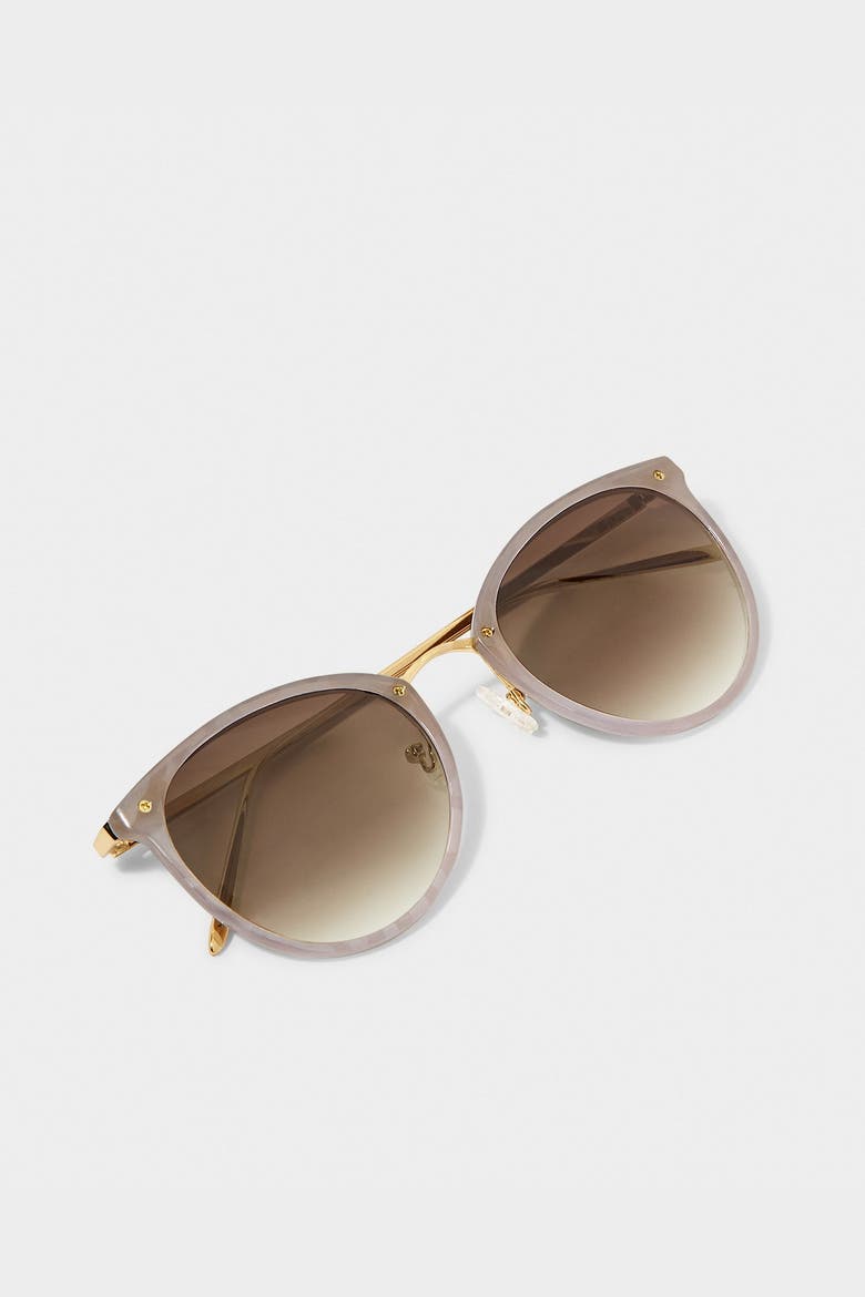 Santorini Sunglasses in Taupe Gradient, Alternate, color, Taupe Gradient