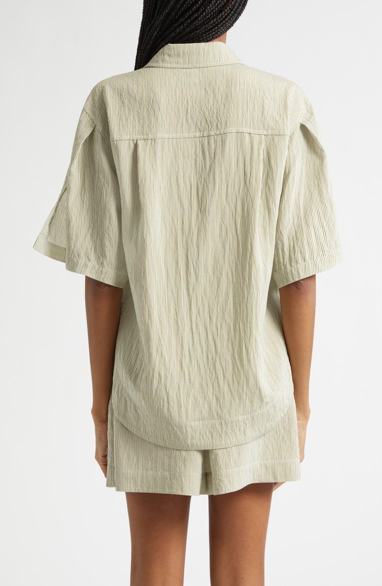 Derek Lam 10 Crosby Keaton Split Sleeve Button-Up Shirt, Alternate, color, 