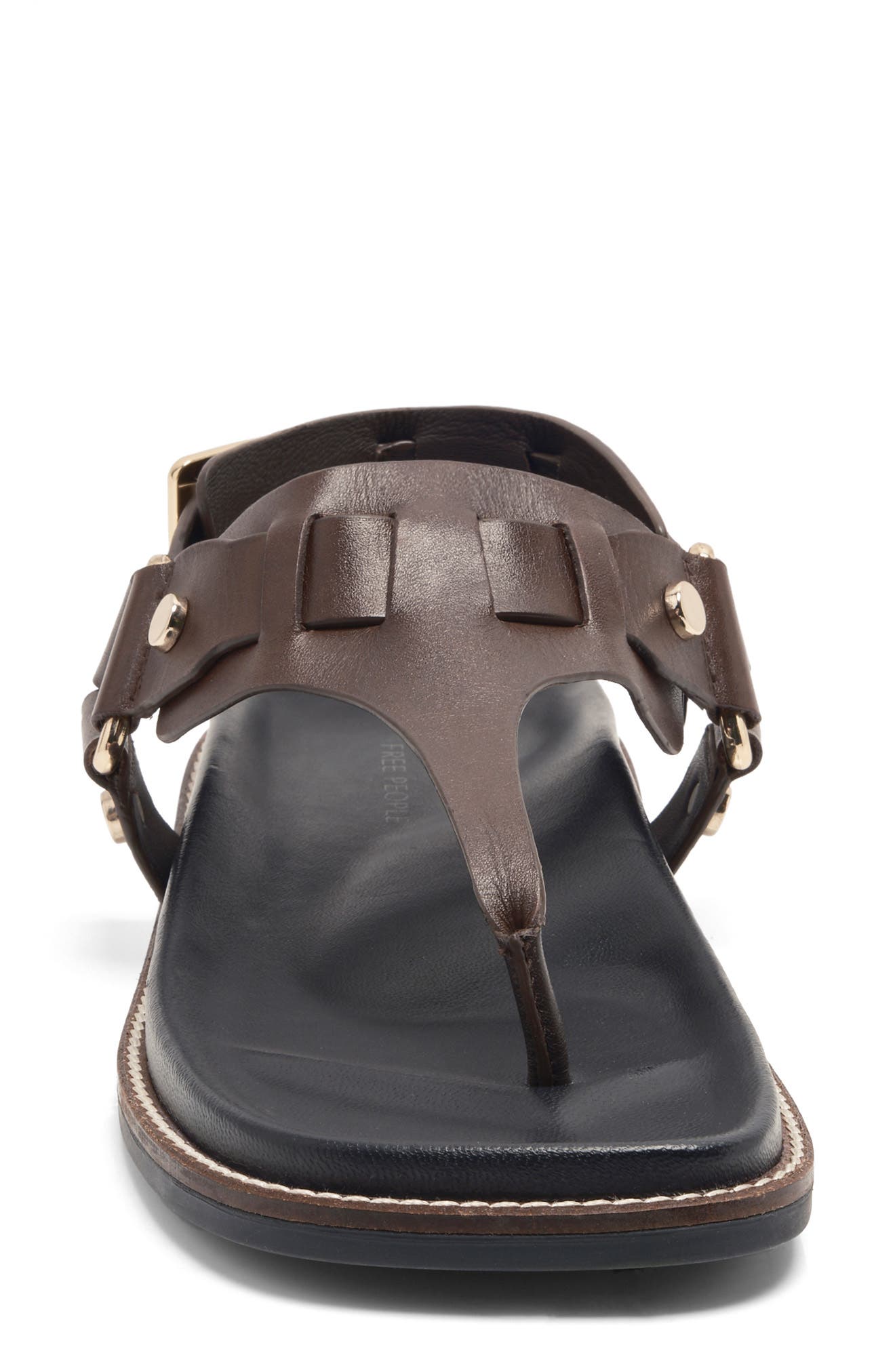 Free People Suri Ankle Strap Sandal, Alternate, color, Bitter Chocolate