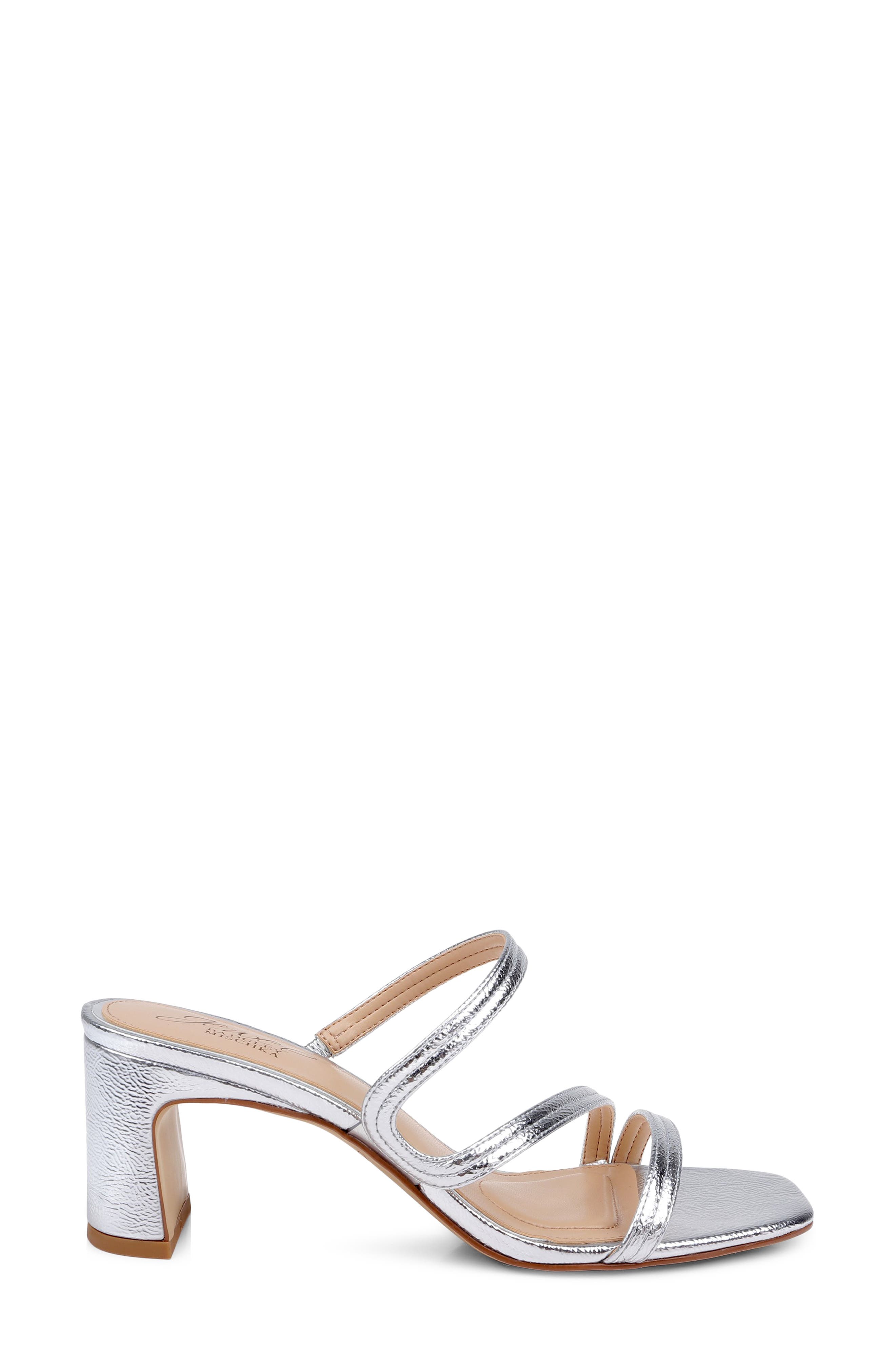 Jewel Badgley Mischka Zazie Block Heel Sandal, Alternate, color, 