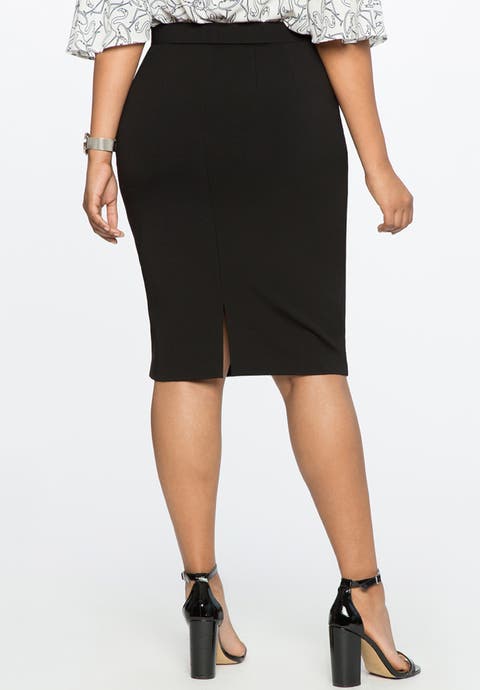 The Ultimate Stretch Pencil Skirt (Plus)