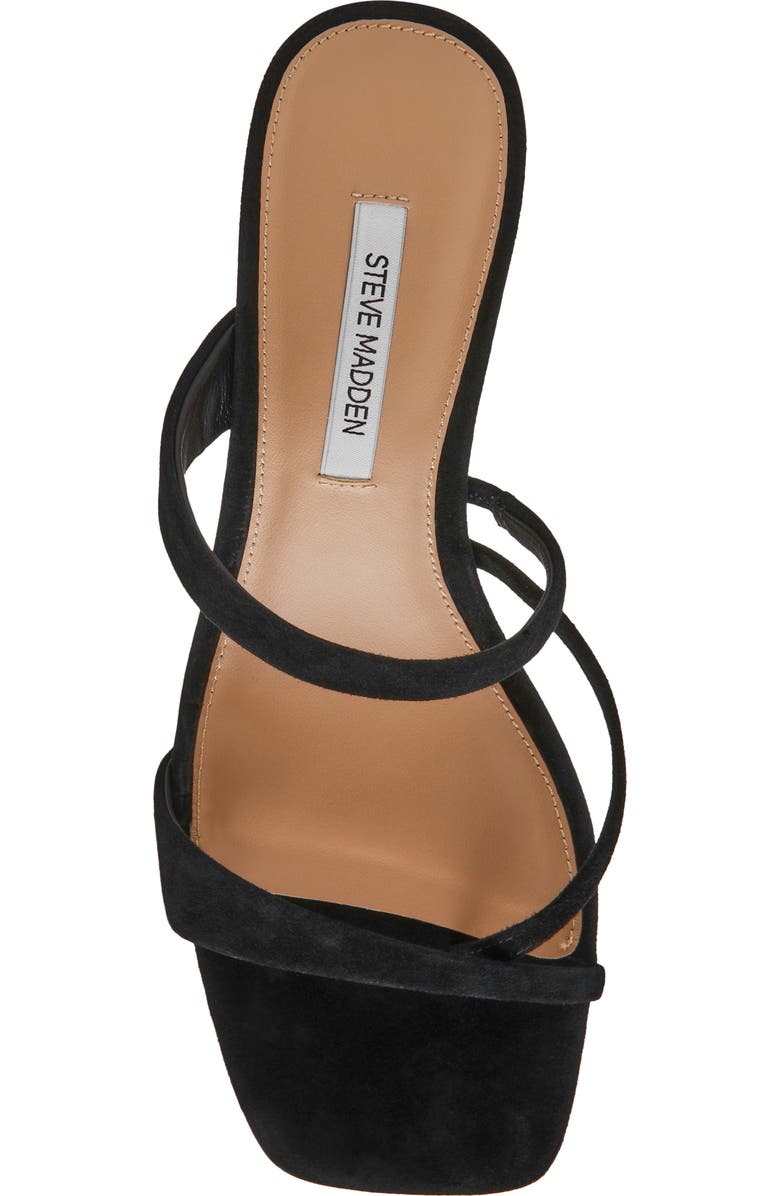 Steve Madden Ajay Strappy Sandal, Alternate, color, Black Suede