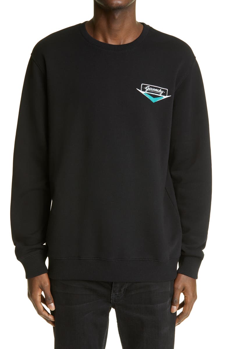 Givenchy Motel Cars Crewneck Sweatshirt, Main, color, 