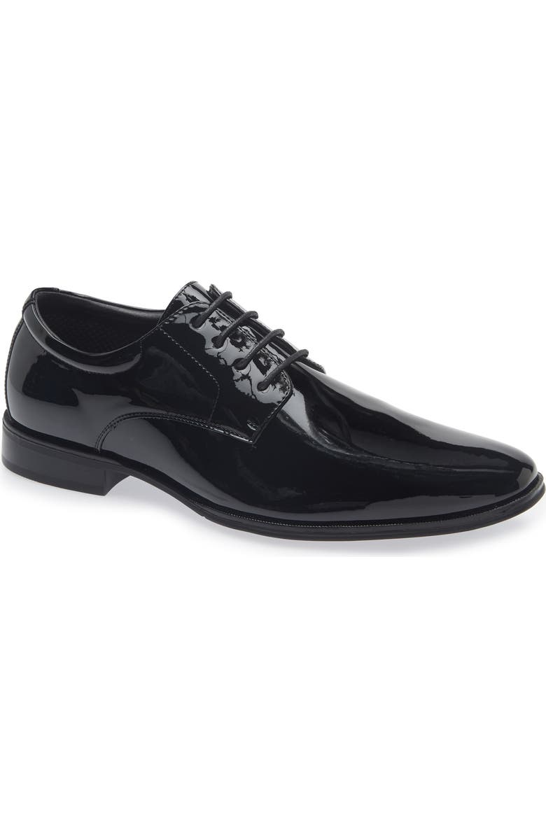 Rush by Gordon Rush Plain Toe Derby, Main, color, Black Patent