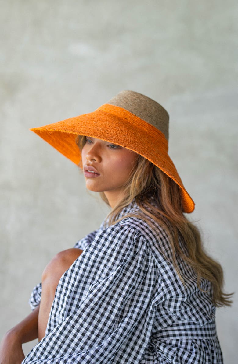 BRUNNA.CO The Riri Duo Jute Straw Hat, Alternate, color,