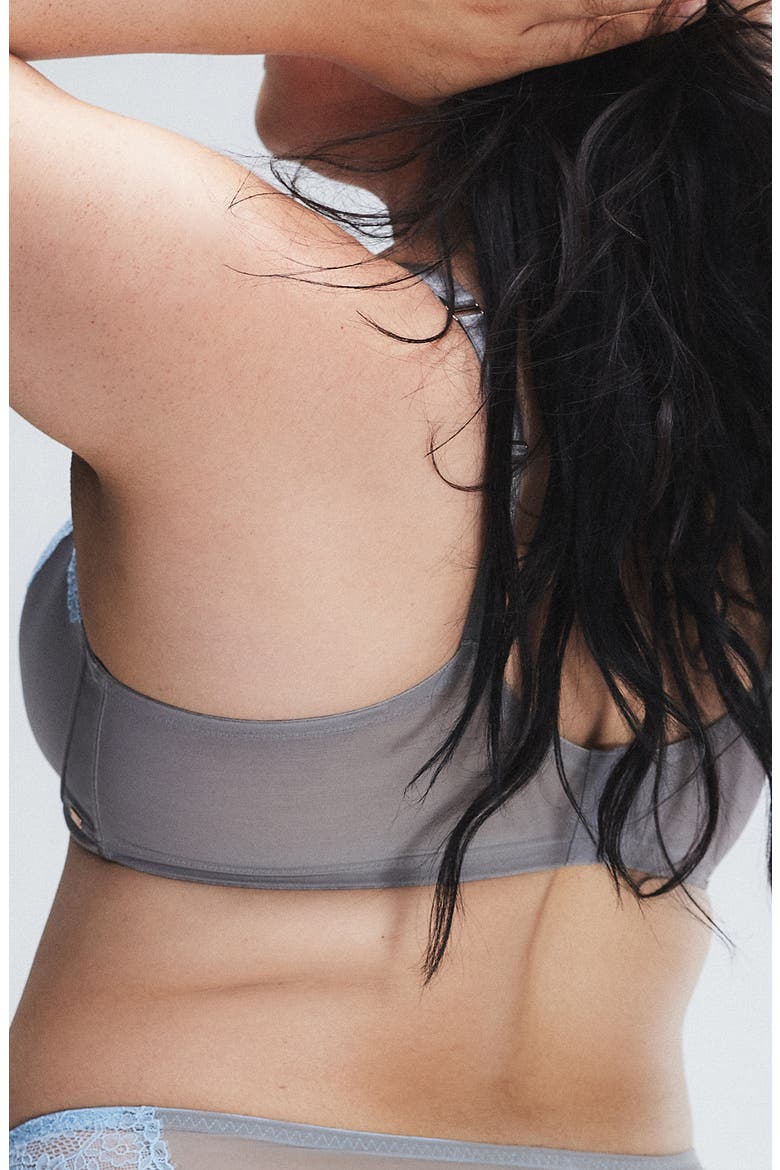 Nite Shade Underwire Padded Demi Bra, Alternate, color, MASTERMIND GREY
