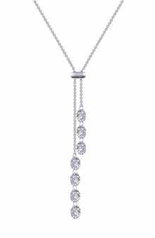 7 Symbols of Joy Simulated Diamond Y-Necklace