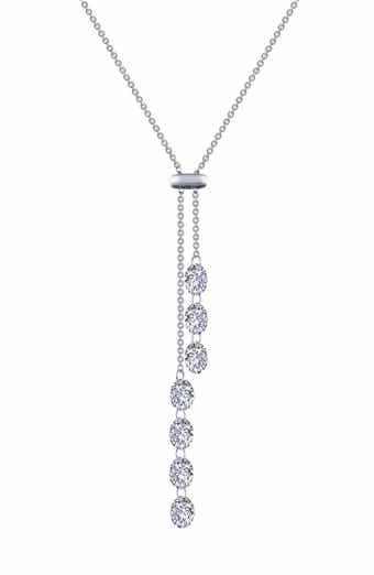 7 Symbols of Joy Simulated Diamond Y-Necklace