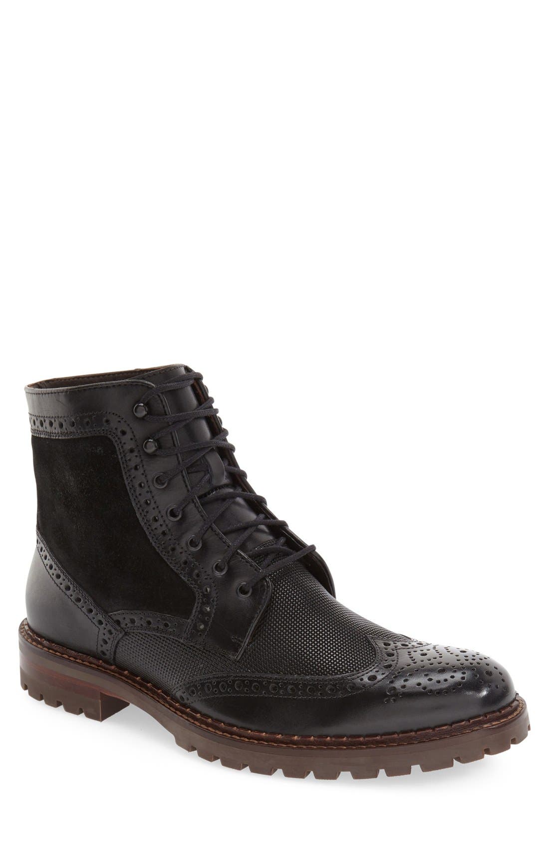 J&M 1850 'Greer' Wingtip Boot, Main, color, 