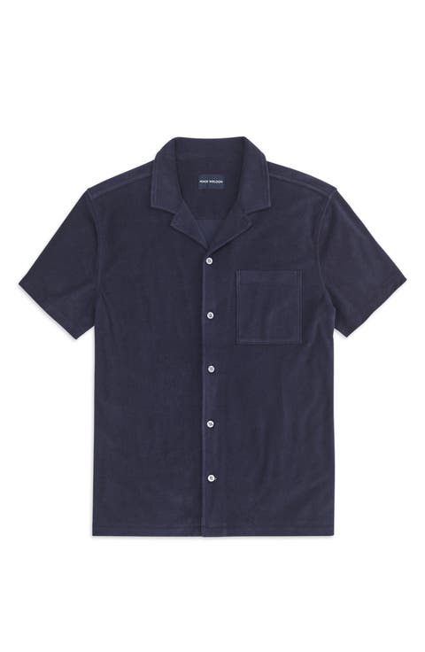 Terry Cloth Camp Shirt