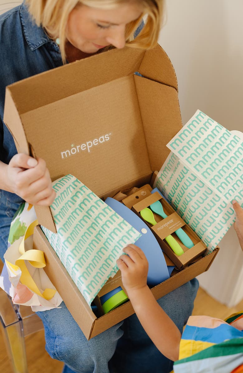 morepeas Travel Feeding Set, Alternate, color, Blueberry