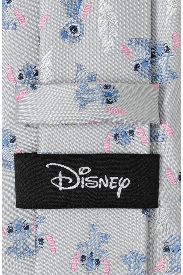 Stitch Tie & Lapel Pin Set, Alternate, color, BLUE