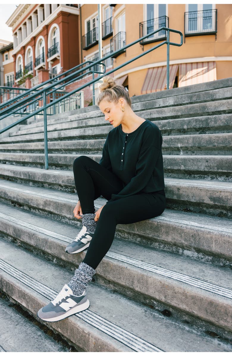 TravisMathew Casual Acquaintance Henley, Alternate, color, Black