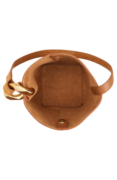 Jw Anderson Small Corner Stripe Deerskin Tote