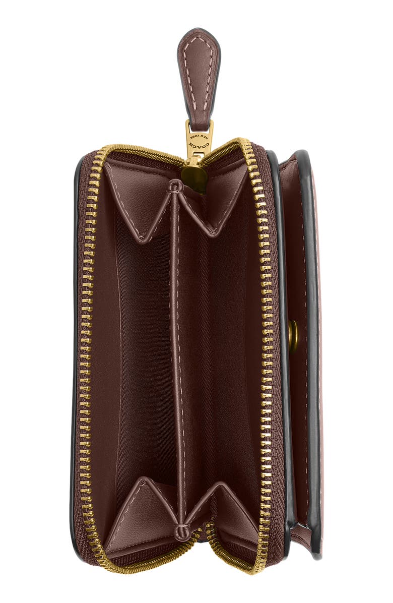 COACH Refined Leather Bifold Wallet, Alternate, color, Maple