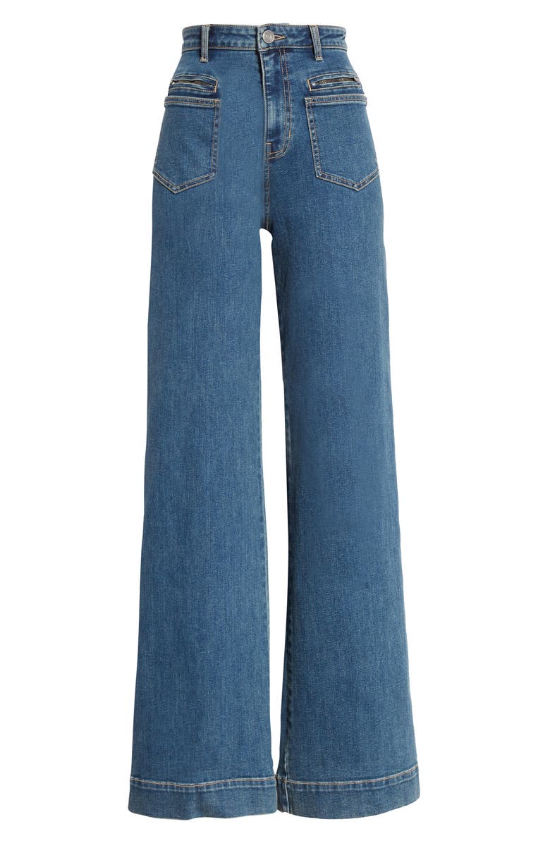 Joie McKena Wide Leg Jeans, Alternate, color, 