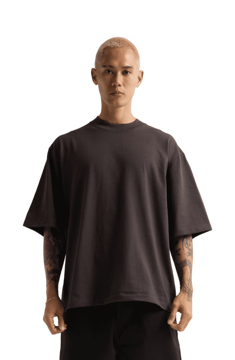Shaka Wear Heavyweight Oversize Tee, Main, color, Off Black