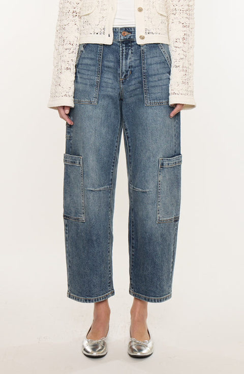 Charly Low Slung Barrel Jeans