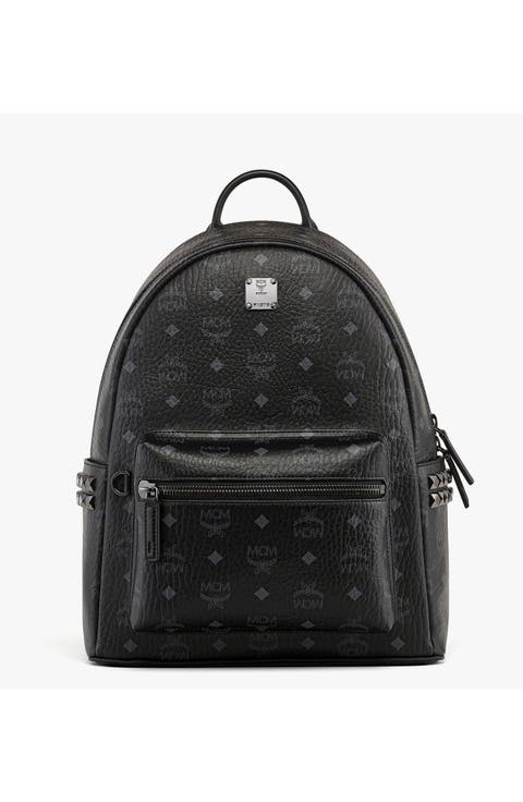 Small Stark Side Studs Backpack in Visetos