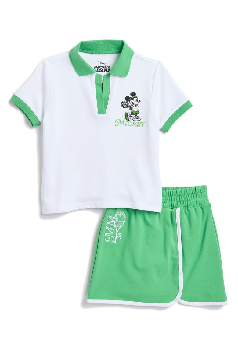 Freeze x Disney<sup>®</sup> Kids' Minnie Mouse Polo & Shorts Set, Main, color, 