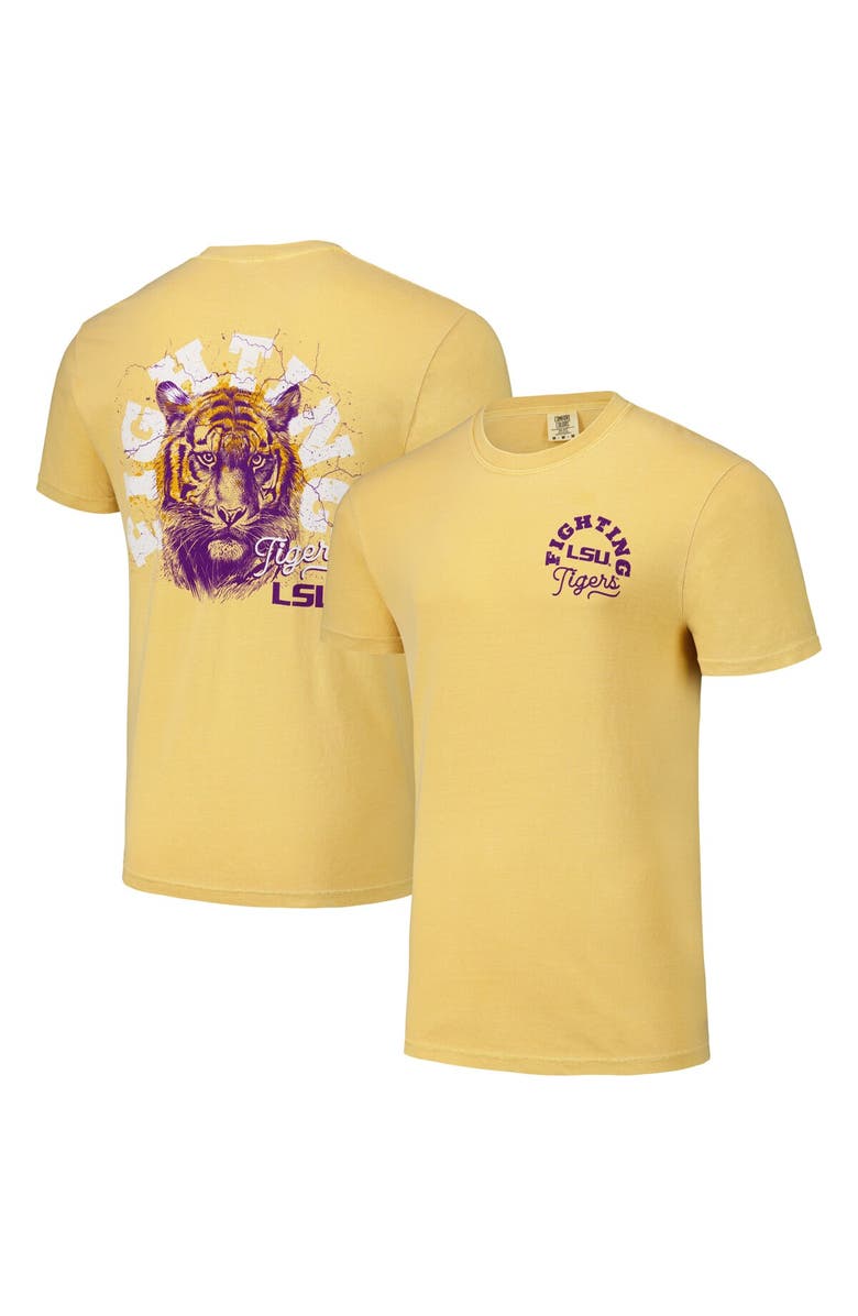 IMAGE ONE Unisex Gold LSU Tigers Hyper Local Worn Mascot T-Shirt, Main, color,