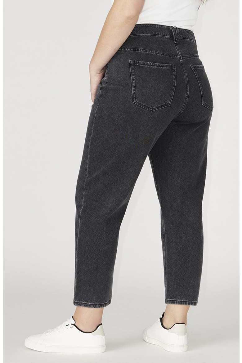 The Naomi High Waist Comfort Stretch Crop Straight Leg Jeans, Alternate, color, VINTAGE BLACK