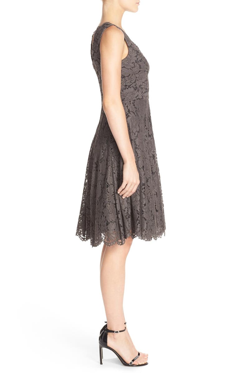 Vera Wang Lace Fit & Flare Dress, Alternate, color,