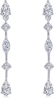 Lafonn Simulated Diamond Linear Drop Earrings