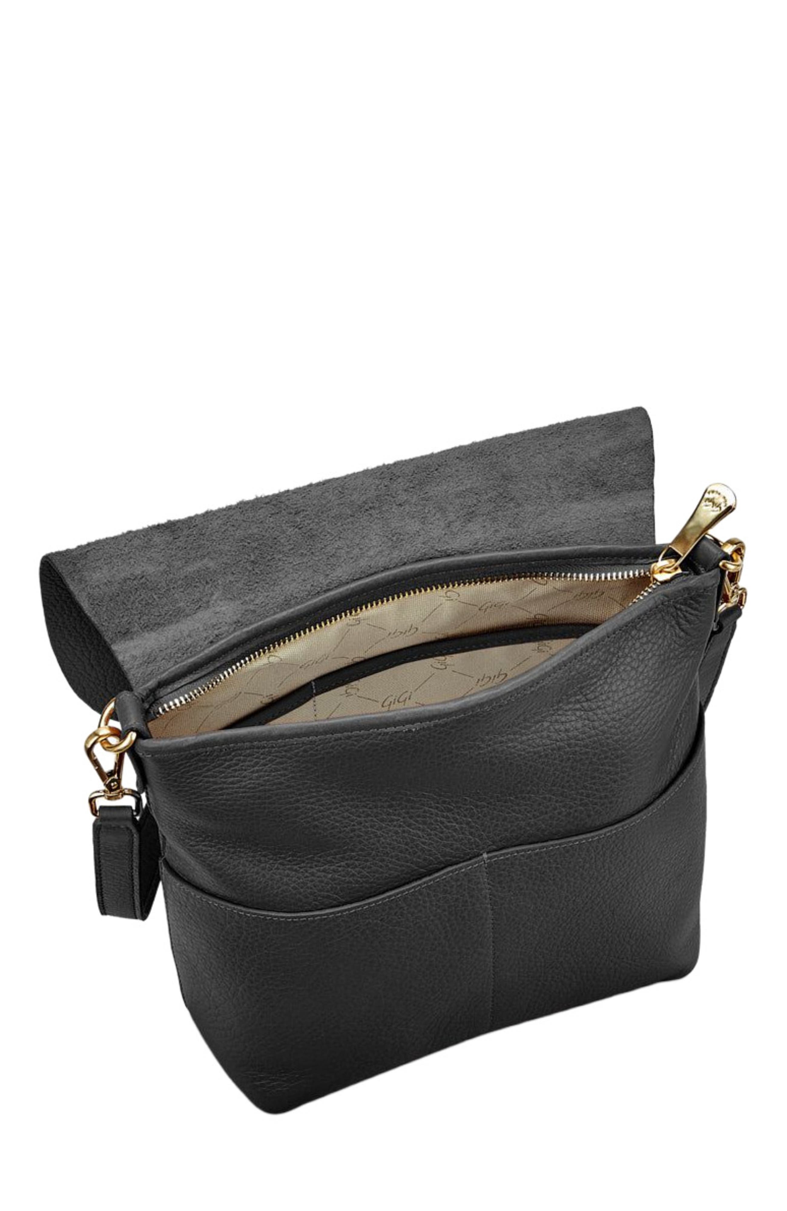 GiGi New York ANDIE CROSSBODY, Alternate, color, Black