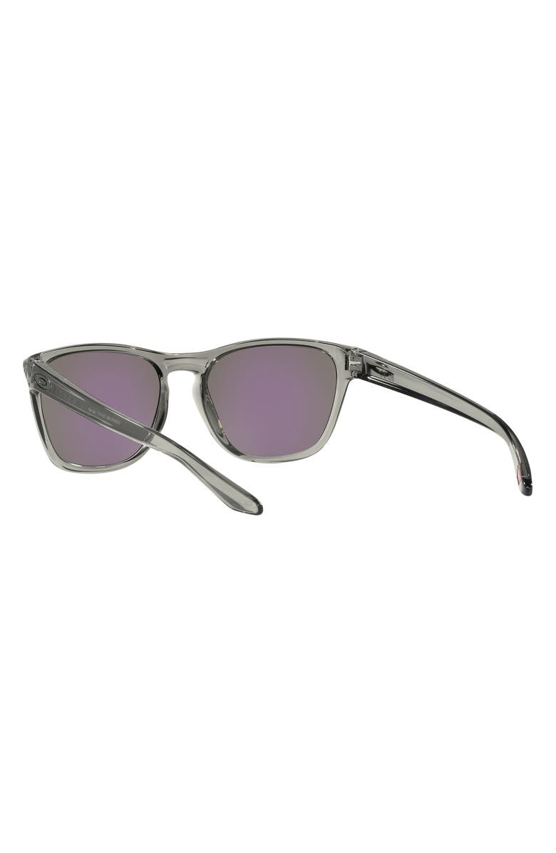 Oakley Manorburn 56mm Prizm<sup>™</sup> Square Sunglasses, Alternate, color, Grey Metal