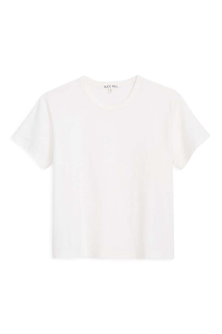 Garcon Linen Blend T-Shirt, Alternate, color, WHITE