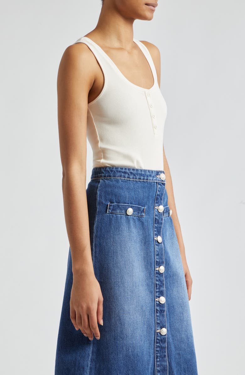 L'AGENCE Kate Henley Tank Top, Alternate, color,