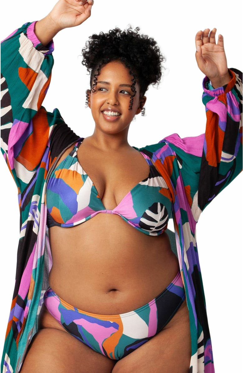 Villa Fresca Serena Cover Up, Alternate, color, 