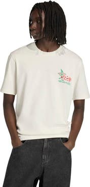 adidas Men's adidas  White 1986 FIFA World Cup Pique Mascot T-Shirt