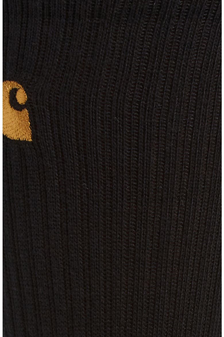 Chase Crew Socks, Alternate, color, BLACK / GOLD