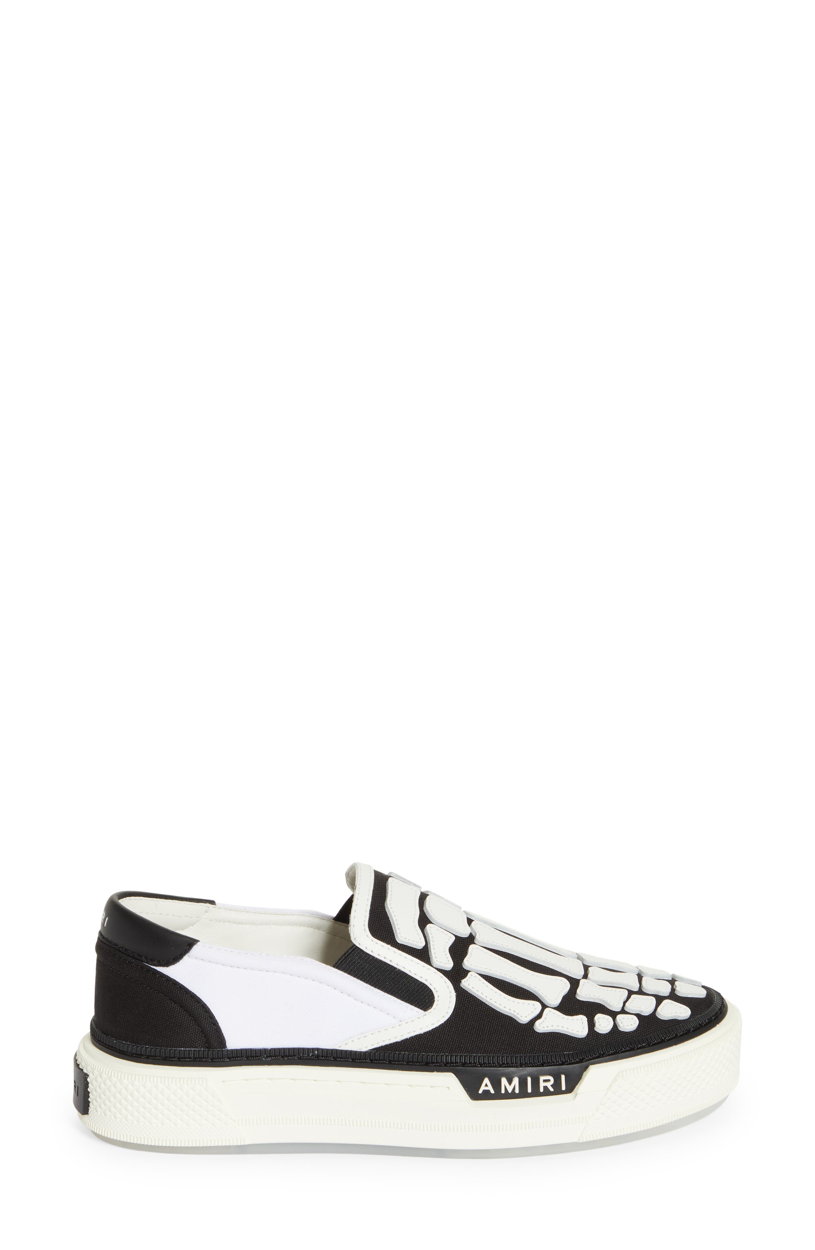 AMIRI Skeleton Slip-On Sneaker, Alternate, color, 
