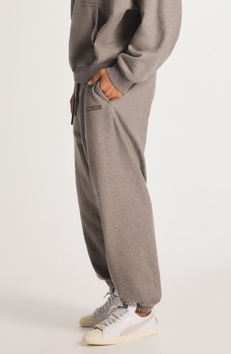 SAVAGE X FENTY Fleece Joggers, Alternate, color, Mink Brown Heather