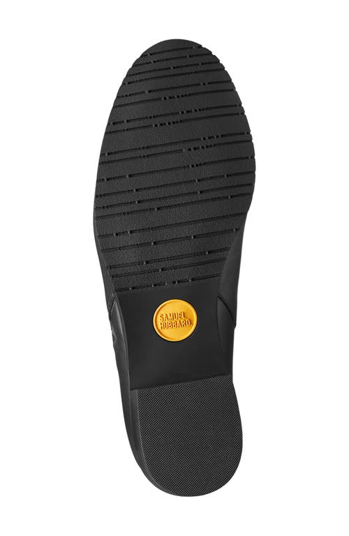 Samuel Hubbard Valencia Water Repellent Bootie In Black Leather