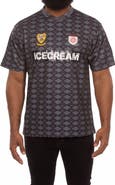 ICECREAM Frappe Short Sleeve Mesh V-Neck Jersey