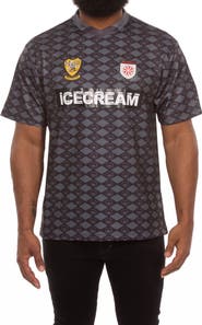 ICECREAM Frappe Short Sleeve Mesh V-Neck Jersey