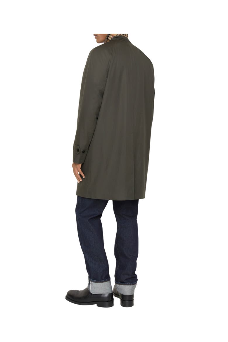 Mid-length Tropical Gabardine Camden Car Coat, Alternate, color, Graphite grey