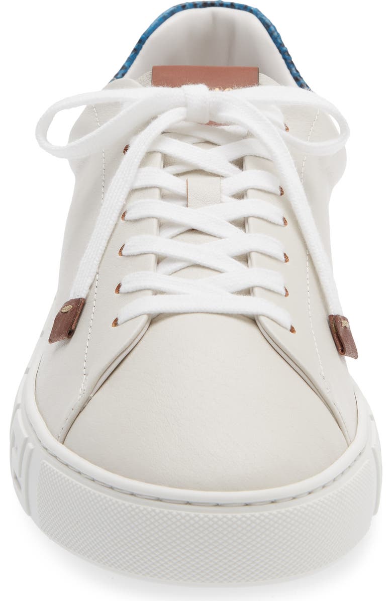 Versace First Line Greca Sneaker, Alternate, color, White Blue Rovere